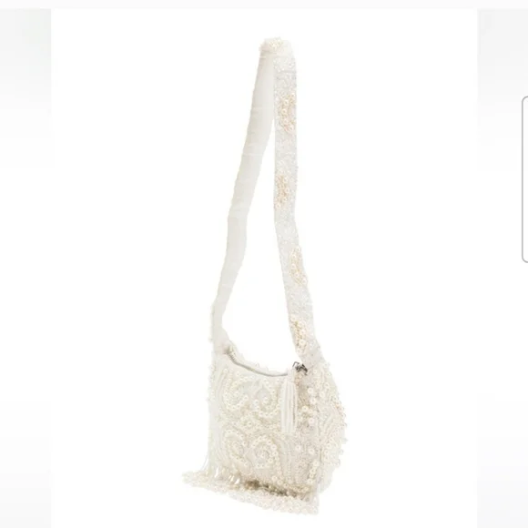TJ Maxx Marshall’s Viral Pearl Beaded Shoulder Bag with Beaded details hanging - Picture 8 of 8